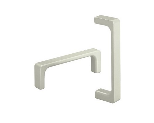 Leschhorn MG-02.120.9002 " Clean Line " Bügelgriffe A 120,  grauweiß pulverbeschichtet - Leschhorn MG - Clean Line - Buegelgriffe Aluminium