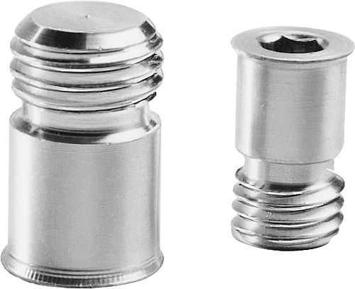 Kipp K0862.60108015 ALUMINIUM SCHUTZSTOPFEN M8 - KIPP K0862 Schutzstopfen aus Aluminium