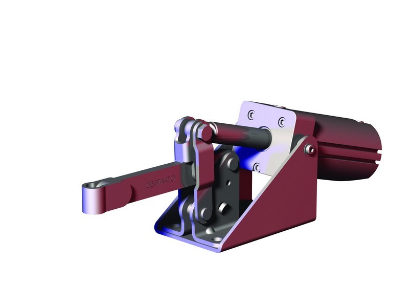 DESTACO 810-SE Standard Kraftspanner Haltekraft 3340 N; horizontaler Zylinder  Massiver-Spannarm (Sensor 8EA-109-1 separat bestellen) - 810 Standard Kraftspanner