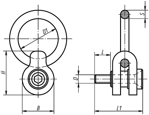 Norelem 07750-08 LASTRING D=M8 - Norelem 07750 Lastringe