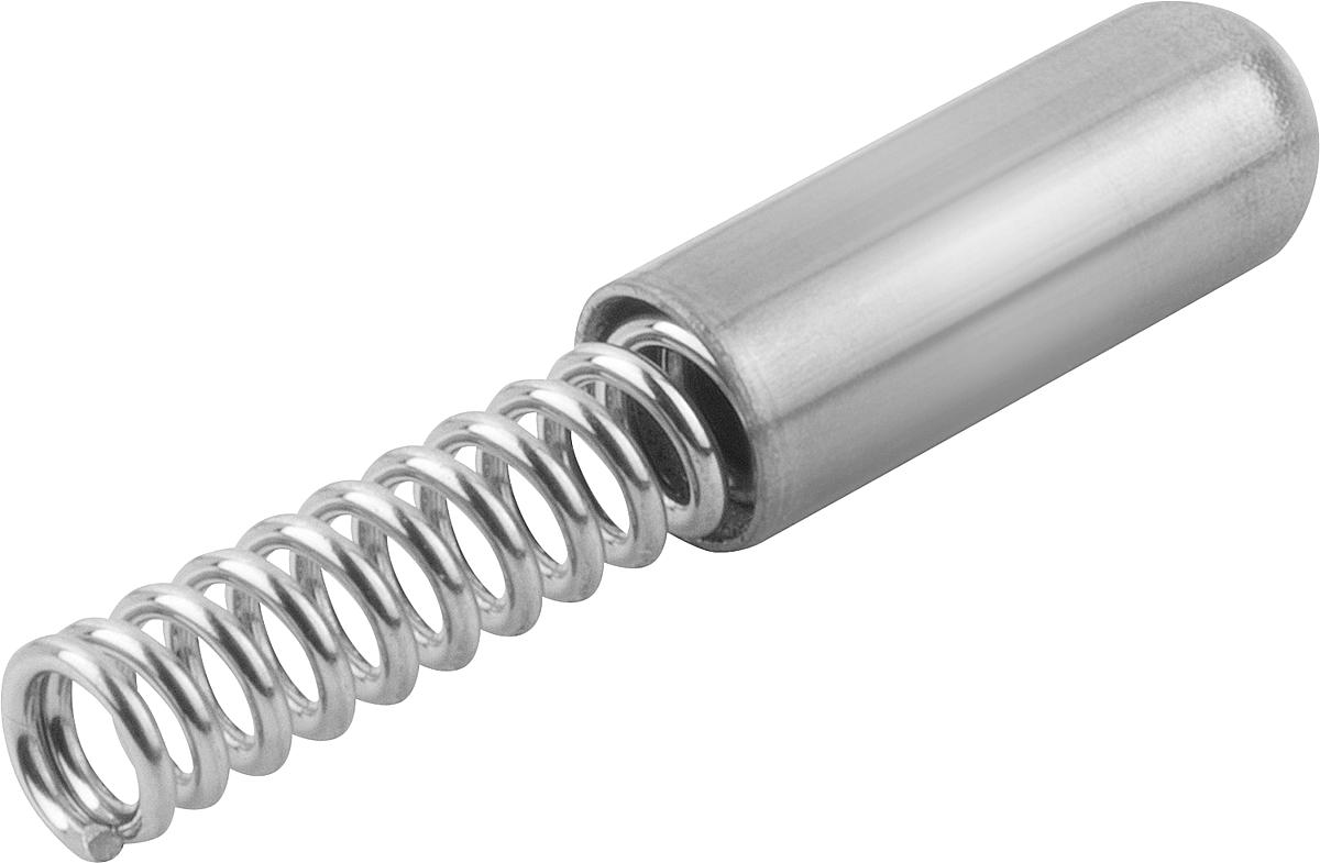 Norelem 03078-123016 FEDERHÜLSE ABGERUNDET, FORM:A OHNE BUND L=16, D1=3 EDELSTAHL, KOMP:EDELSTAHL - 03078-123016 FEDERHUELSE ABGERUNDET - FORM A OHNE BUND L 16 - D1 3 EDELSTAHL - KOMP EDELSTAHL