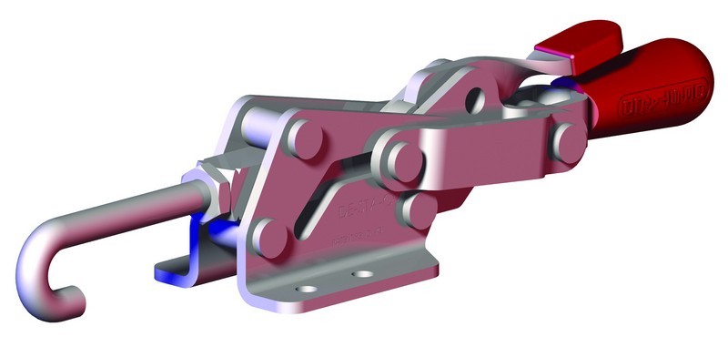 DESTACO 3051 Ösen-Verschluss-Spanner Haltekraft 8900N, Spannweg 75mm - 3051-R Oesen-Verschluss-Spanner - Hakenspanner - mit DE-STA-CO Toggle Lock Plus