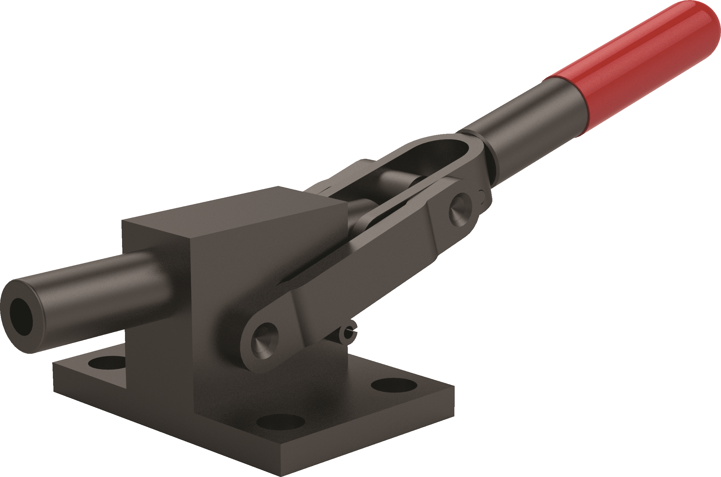 DESTACO 5131 Schubstangenspanner Haltekraft 11120 N, 5/16/18 , Hub 25,4  Handgriff Öffnungswinkel 113° - DESTACO 5131 Schubstangenspanner, Haltekraft 11120N, Kolbengewinde zöllig, Fuss abgewinkelt,