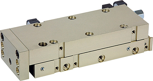 Norelem 20036-6030 LINEARMODUL PNEUMATISCH GR.6,C=30, MIT SCHIENENFÜHRUNG - Norelem 20036 Linearmodule pneumatisch mit Schienenfuehrung