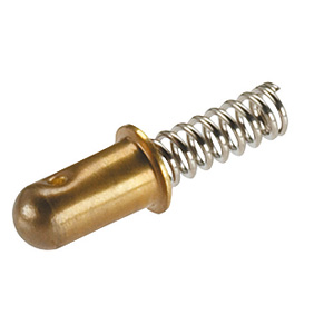 Halder 22100.0016 Feder Hülse Ø 2,6 x 8  Hülse aus Stahl, abgerundet - Federhuelsen Federhuelse - Durchmesser 2 6 x 8 - Huelse aus Stahl - abgerundet Huelse aus Stahl - abgerundet -Bild 1-