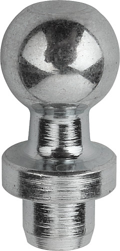 Leschhorn 71803 KUGELZAPFEN F. WINKELGELENK DIN 71803 FORM B mit Nietzapfen, D1=10H9 L7= 4,5 mm, Stahl, verzinkt - Norelem 27656-B Kugelzapfen fuer Winkelgelenke DIN 71803 Form B