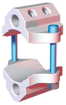 DESTACO  CPI-MBC-150-4-4 Vakuum/Druckluft-Verteiler Rohranschluß, Eingangsanschluß 1x 3/8-NPT, Verteileranschluß 4x 1/4-NPT, RohrØ 38,1 mm - LE70000 Vacuum Manifold