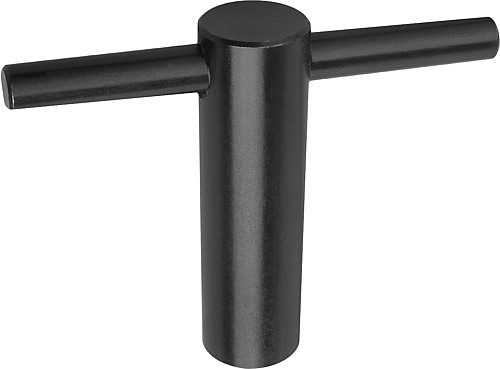 Kipp K0755.110 KNEBELMUTTER MIT FESTEM KNEBEL, M10, L1=20 - KIPP K0755-FK Knebelmuttern mit festem Knebel DIN