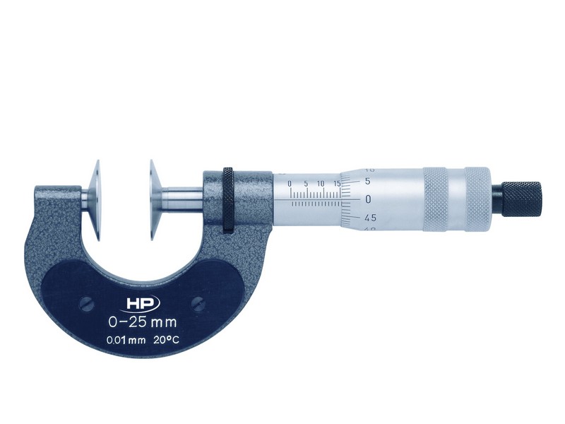 Helios Preisser, 0864 327  Bügelmessschraube zum Messen von Zahnweiten  150-175 mm Messbereich - Helios Preisser 0864 Buegelmessschraube - Messen Zahnweiten