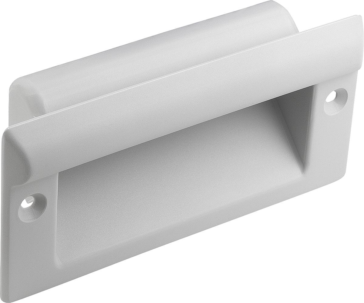 Kipp K0242.1112042 MULDENGRIFF, A=112, LICHTGRAU, - K0242-1112042 MULDENGRIFF - A 112 - LICHTGRAU