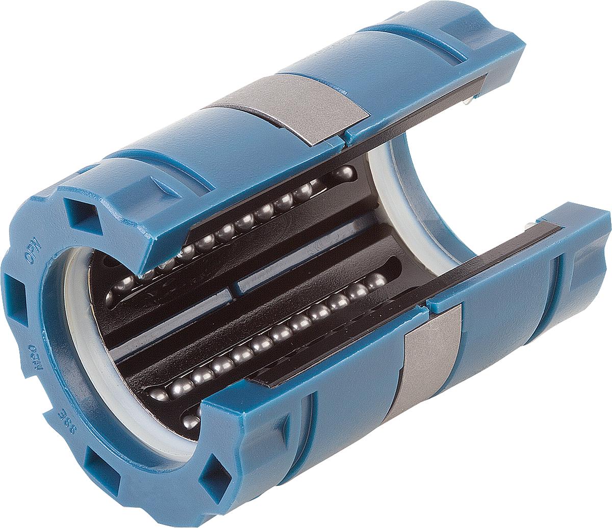 Norelem 21515-2012 LINEARKUGELLAGER OFFEN D=20, MIT WINKELFEHLERAUSGLEICH,HOHE - 21515-2012 LINEARKUGELLAGER OFFEN D 20 - MIT WINKELFEHLERAUSGLEICH - HOHE