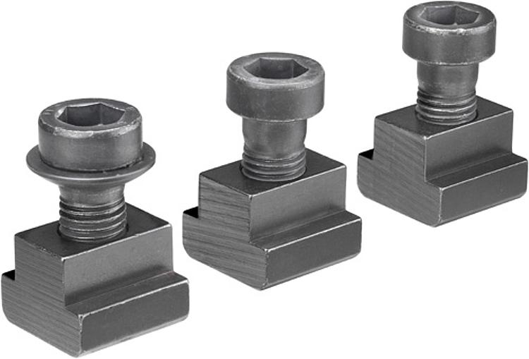 AMF 6496BF-14 Befestigungssatz für Flachspanner, Größe : M12x14, SW: 10 mm, Nut: 14 - LE 6496BF Befestigungssatz fuer Flachspanner -Abbildung