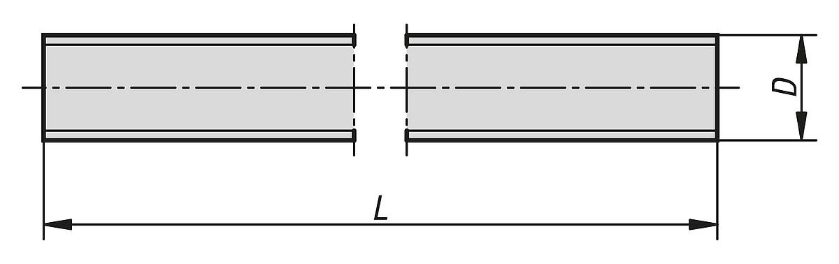 Norelem 07640-223 GEWINDESTANGE DIN976-1 RECHTSGEWINDE M22X1000, STAHL 8.8 VERZINKT - DIN 976-1 Gewindestangen - Stahl und Edelstahl  - Massblatt
