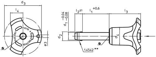 Halder 22380.0232 Kugelsperrbolzen selbstsichernd ausscheidungsgehärtet Ø 16 x 60, orange - Kugelsperrbolzen Kugelsperrbolzen - selbstsichernd - ausscheidungsgehaertet - Durchmesser 5 x 15 - orange orange