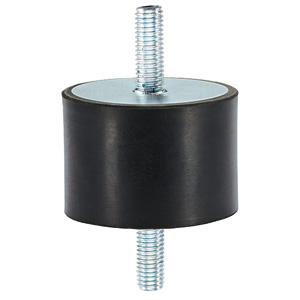 Halder 25150.0154 Gummi-Metall-Puffer Ø 50 x 50 mit Innengewinde und Schraube - Gummi-Metall-Puffer Gummi-Metall Puffer - Durchmesser 10 x 10 - mit Innengewinde mit Innengewinde -Bild 1-
