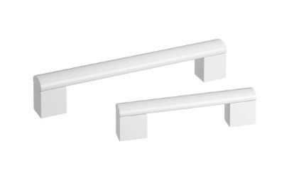 Leschhorn A7-13.R140.9003A Griff, antibakteriell, A=140, L=170, Aluminium - LE A7 antibakterielle Buegelgriff Serie