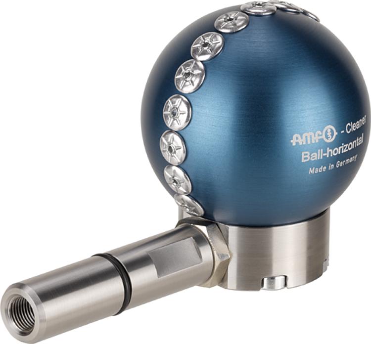 AMF 1510CBH AMF-Cleaner, Ausführung Ball Horizontal, Einstecktiefe A: 40 mm, L1: 120 mm, D1: 16 mm - LE 1510CBH Cleaner - Ausfuehrung Ball Horizontal-Abbildung