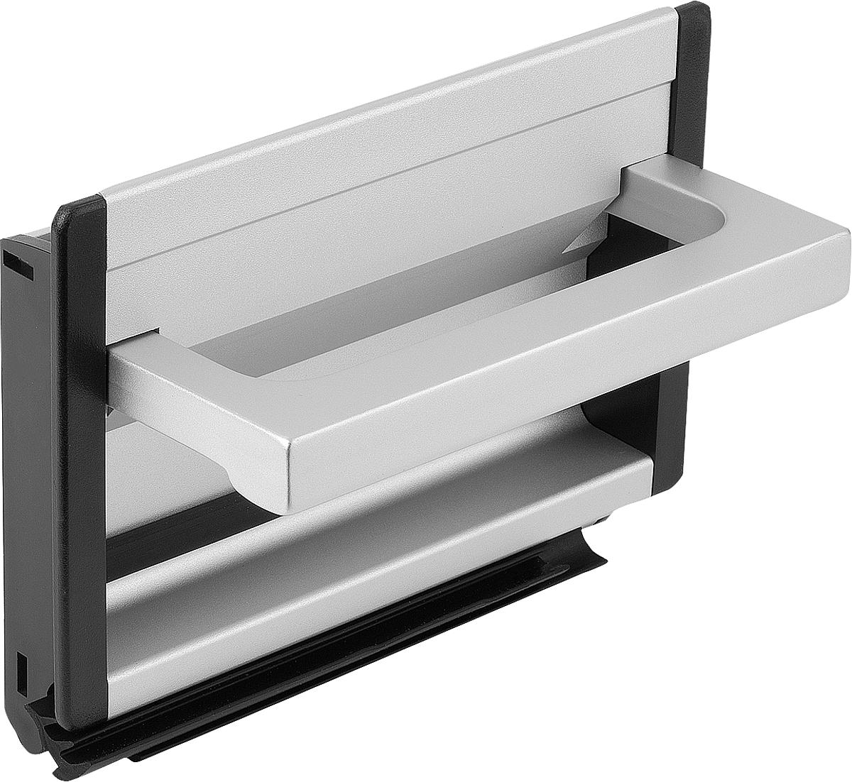 Norelem 06961-11813 PROFIL KLAPPGRIFF FORM A, L=118, NATURFARBEN ELOXIERT - 06961-11813 PROFIL KLAPPGRIFF FORM A - L 118 - NATURFARBEN ELOXIERT
