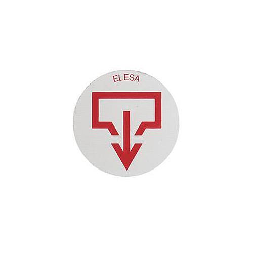 Ganter 740.1-15 ALU PLÄTTCHEN MIT ABLASSSYMBOL - GN 740-1 Alu Plaettchen mit Ablasssymbol - fuer GN 745 - GN 745-2-Abbildung