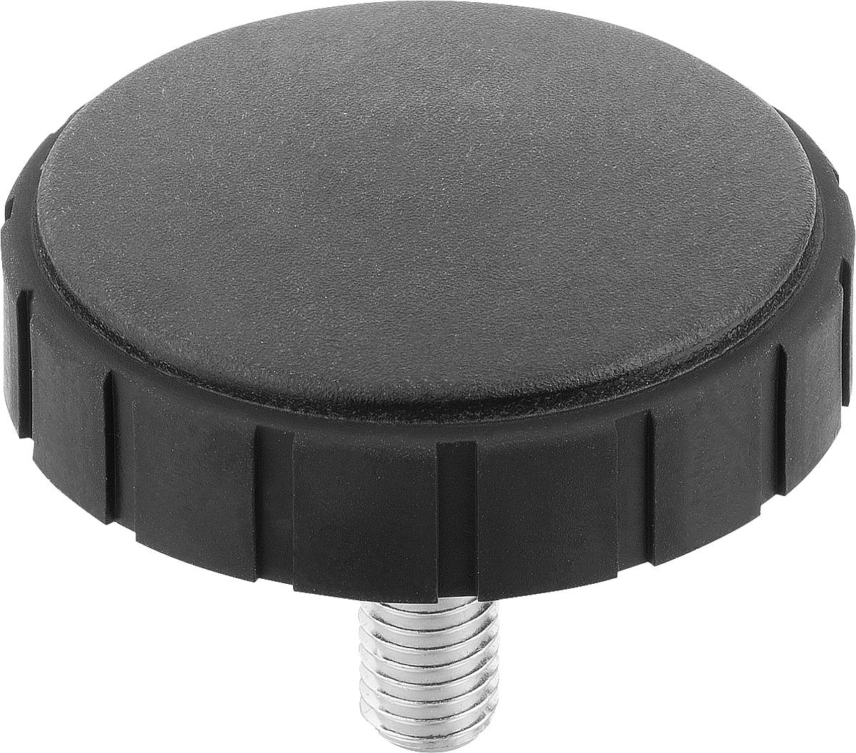 Kipp K0281.5706X15 ST DREHGRIFF, D2=57,4, M6X15 - K0281-5706X15 ST DREHGRIFF - D2 57-4 - M6X15