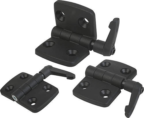 Kipp K0436.502828 SCHARNIER AUS KUNSTSTOFF, MIT KLEMMFUNKTION - KIPP K0436 Scharniere aus Kunststoff - mit Klemmfu