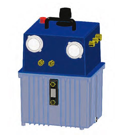 DESTACO 713D15051-1 Luft-Hydraulik-Pumpe Betriebsdruck max. 150 bar Übersetzungsverhältnis 1:25, doppelwirkend - 713E15051-1 Luft-Hydraulik-Pumpe