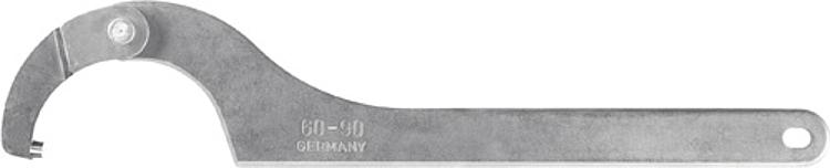 AMF 776D-16-22x2,5 Gelenk-Hakenschlüssel mit Zapfen, Industrieausführung, Größe : 16-22, ØD: 2,5, L: 135 - LE 776D Gelenk-Hakenschluessel mit Zapfen - Industrieausfuehrung-Abbildung