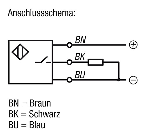 Norelem 20905-010 INDUKTIVER NÄHERUNGSSCHALTER, ECHTECKIG - Norelem 20905 Induktiver Naeherungsschalter Gehaeuseform rechteckig