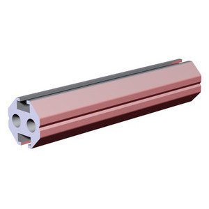 DESTACO B-30-2700 Octagonal Profil, Länge 2700 mm, Durchmesser 30 mm, Material Aluminium - LE70000 Acteckige Profile