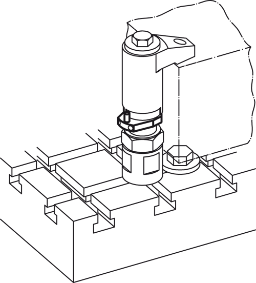 Halder 23310.0350 Positionierring für Aufsitzspanner, Größe 40 - Positionierringe Positionierring fuer Aufsitzspanner - 40