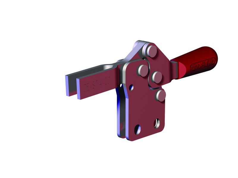 DESTACO 213-UB-L Horizontalspanner Haltekraft 700N, Öffnungswinkel 90° - 213-UB-L Horizontalspanner - gerader Fuss - offener Spannarm - ohne Spindel