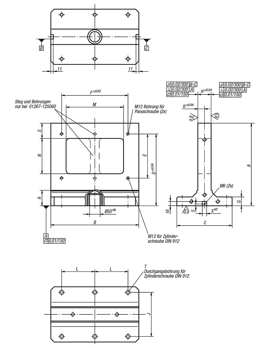 Norelem 01267-125060 AUFSPANNWINKEL DOPPELSEITIG - NLM 01267 Aufspannwinkel doppelseitig - Massblatt