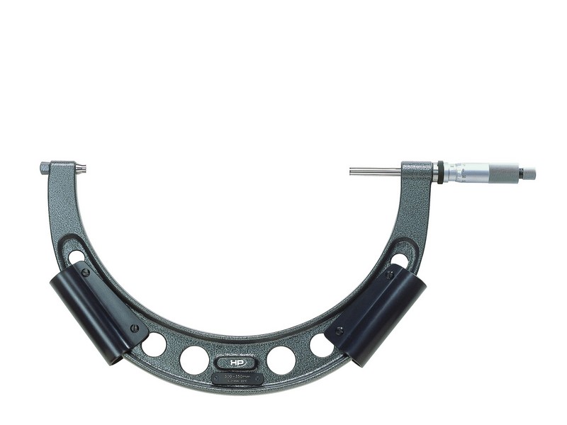 Helios Preisser, 0816 507  Bügelmesschraube  300-350 mm Messbereich, Spindel-ø 10 mm, Leichtmetallbügel - Helios Preisser 0816 Buegelmesschraube