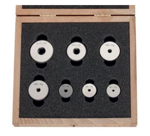 Helios Preisser, 0658690  Gewindeausschusslehringsatz M3-M12 (M3, M4, M5, M6, M8, M10, M12) Passung 6 g - Helios Preisser - 0658 Gewindeausschusslehringsatz