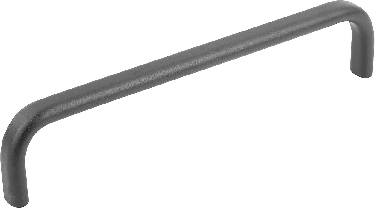 Kipp K0202.180051 BÜGELGRIFF OVAL, A=180, M5, SCHWARZ ELOXIERT - K0202-180051 BUEGELGRIFF OVAL - A 180 - M5 - SCHWARZ ELOXIERT