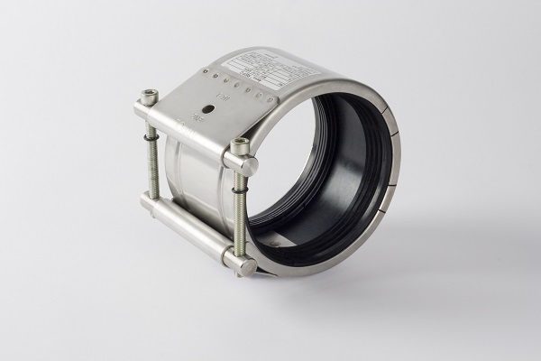 Leschhorn REP2 zweiteilige, IBXR  DN 117-125 mm, Breite 95 mm, Dauerbetriebsdruck 20 bar, Material W5 (A4), Gummi EPDM, - LE REP-C 45 bar Reparaturkupplung