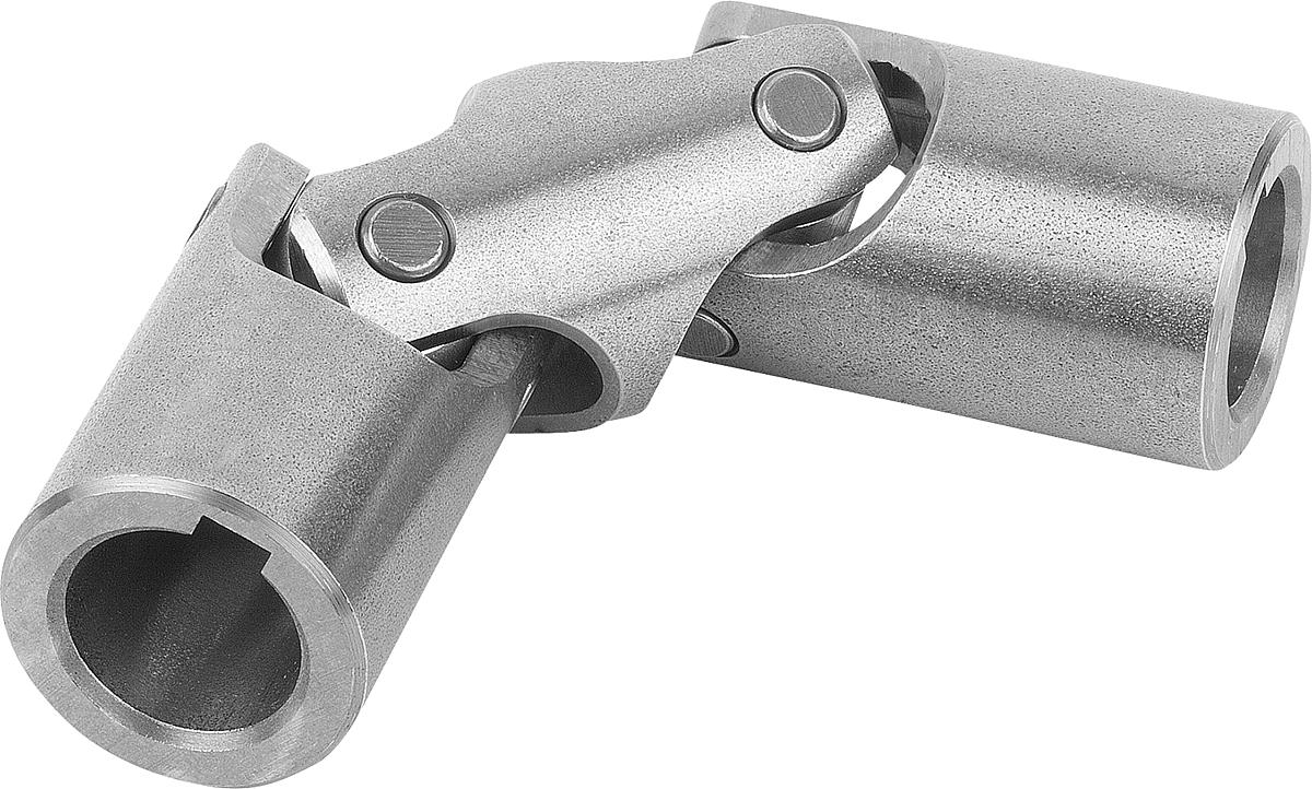 Wellengelenke doppelt grob Ausführung mit Gleitlager DIN 808, MIT NUT, 40x25 - doppelt grob Ausfuehrung mit Gleitlager DIN 808 - MIT NUT - 40x25