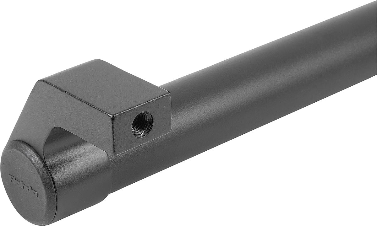 Kipp K0132.6003 WINKELSCHENKELGRIFF A=600, PULVERBESCHICHTET SCHWARZ - K0132-6003 WINKELSCHENKELGRIFF A 600 - PULVERBESCHICHTET SCHWARZ