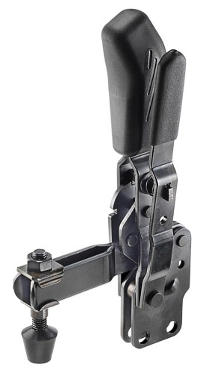 AMF 6802BS-3 Senkrechtspanner mit Sicherheitsverriegelung, schwarz, Größe : 3, F1: 1,4 kN, F2: 2,5 kN - LE 6802BS Senkrechtspanner mit Sicherheitsverriegelung - schwarz-Abbildung