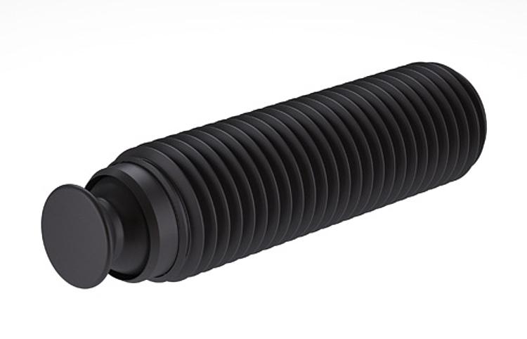 AMF 7600S-22 Kugeldruckschraube, Größe : 22, SW: 6, L: 43 - LE 7600S Kugeldruckschraube -Abbildung