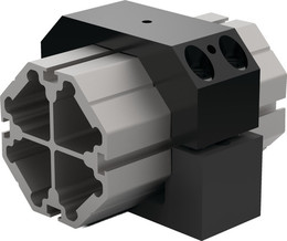 DESTACO TPMS-90 Winkelstücke-Profilklemmen, Rohrdurchmesser 90 mm, Max. statische Belastung 746 Nm, Material Stahl - LE70000 TPMS-90 Profilklemmen