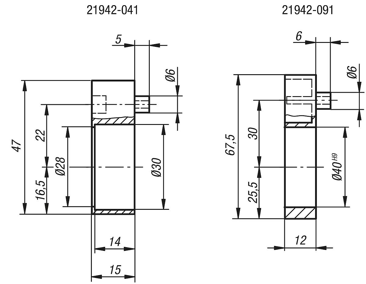 Kipp K0413.091 ZWISCHENPLATTE, - K0413 Zwischenplatten - Massblatt