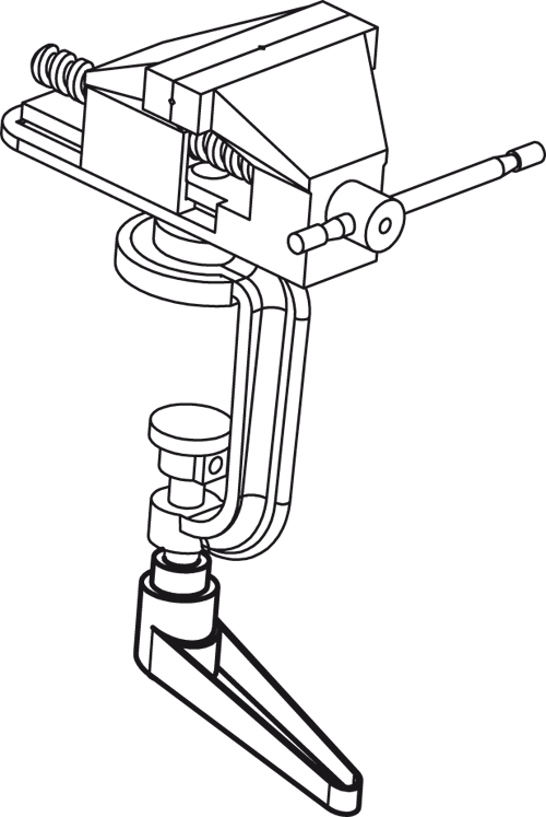 Halder 24390.0124 Verstellbare Klemmhebel, Innenteile aus rostfreiem Stahl mit Innengewinde Ø 14 x M 6, schwarz - Verstellbare Klemmhebel Verstellbare Klemmhebel - Innenteile aus rostfreiem Stahl