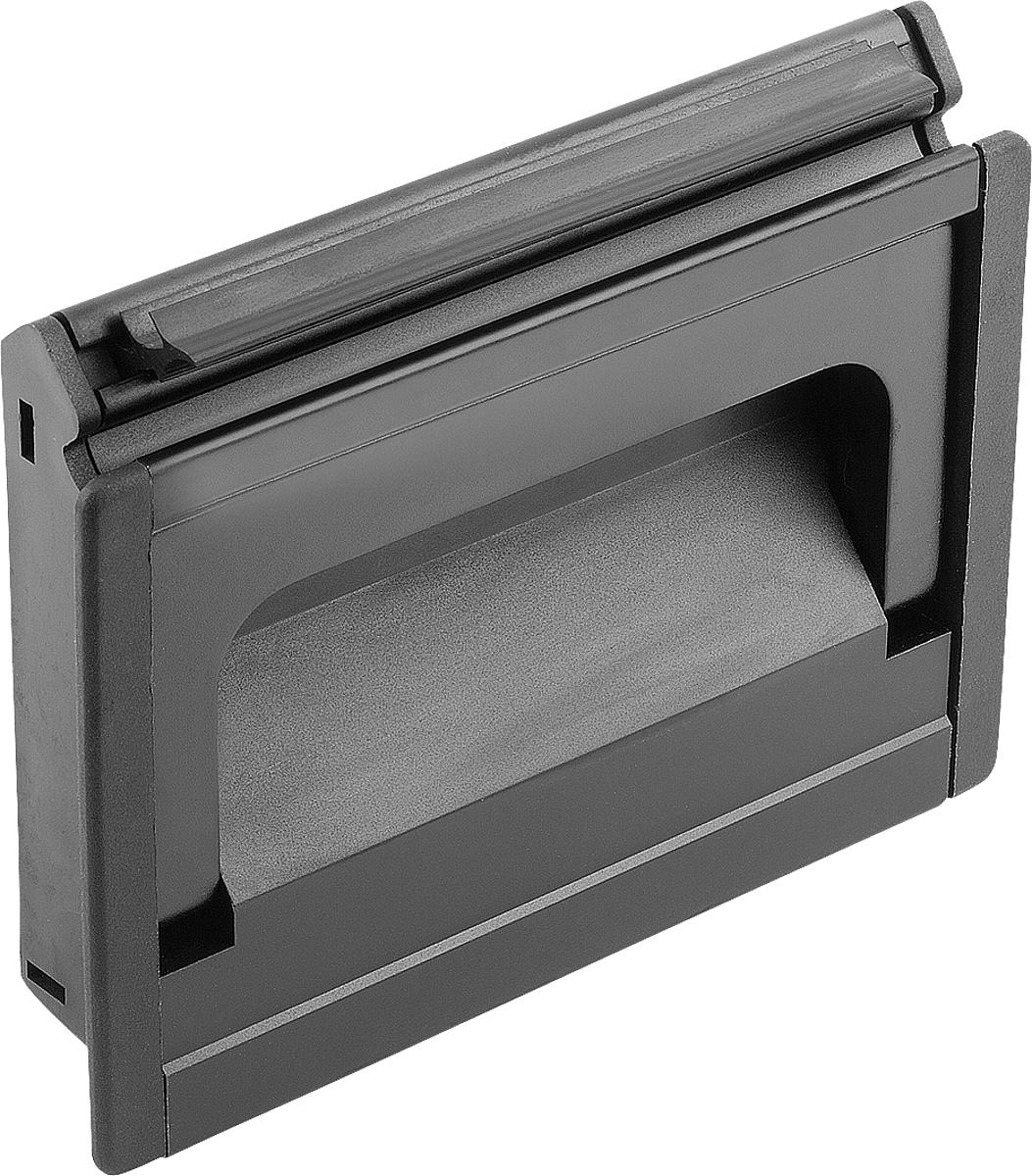 Norelem 06961-10011 PROFIL KLAPPGRIFF FORM A, L=100, SCHWARZ ELOXIERT - 06961-10011 PROFIL KLAPPGRIFF FORM A - L 100 - SCHWARZ ELOXIERT