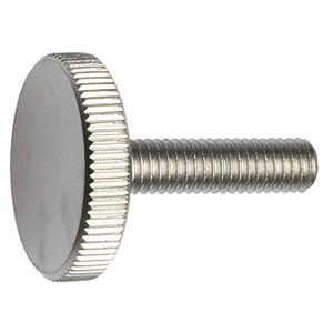 Halder 24770.0100 Flache Rändelschraube DIN 653 M 4 x 25, Stahl - Flache Raendelschrauben Flache Raendelschraube DIN 653 - M 3 x 8 - Stahl Stahl