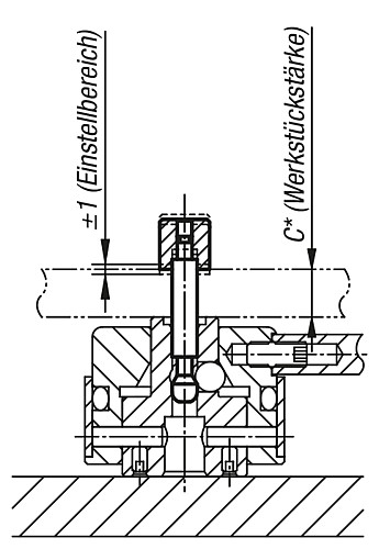 Norelem 04400-520120 SPANNBOLZEN D=20 (HEAVY), L=120 - Norelem 04400 Spannbolzen -Heavy-