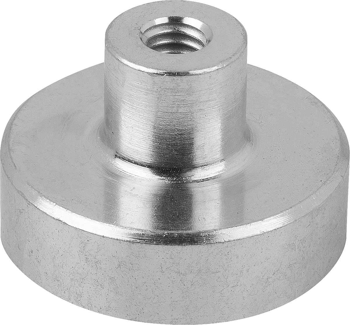 Kipp K0553.13 FLACHGREIFER AUS NEODYM, FORM B, D=10 - K0553-13 FLACHGREIFER AUS NEODYM - FORM B - D 10