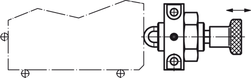 Halder 23230.0532 Andrückelement M 16 x 1.5, mit Kegelspitze - Andrueckelemente Andrueckelement - M 16 x 1 5 - mit Innengewinde mit Innengewinde -Bild 1-