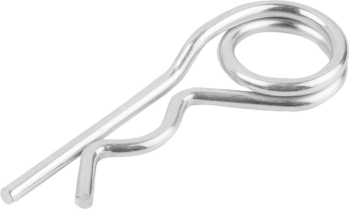 Norelem 07337-12280 FEDERSTECKER ÄHNLICH DIN11024, FORM:D,DOPPELT, D1=2,8, D3=3,2, D4=11,2-14,STAHL VERZINKT - 07337-12280 FEDERSTECKER AEHNLICH DIN11024-FORM D-DOPPELT-D1 2-8-D3 3-2-D4 11-2-14-STAHL VERZINKT