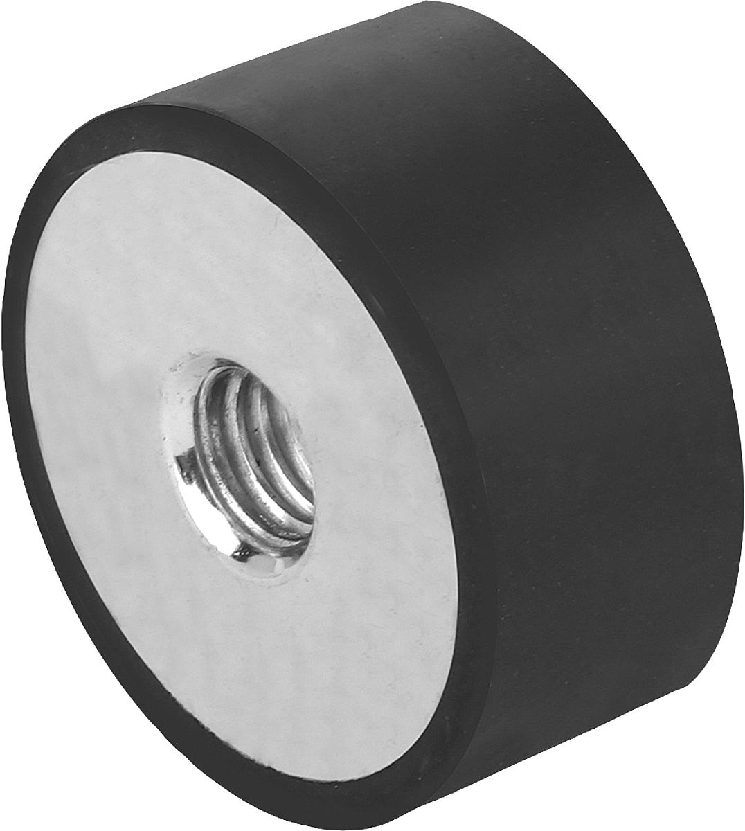 Norelem 26103-05005055 GUMMI METALL PUFFER TYP E D=50, H=50 - 26103-05005055 GUMMI METALL PUFFER TYP E D 50 - H 50